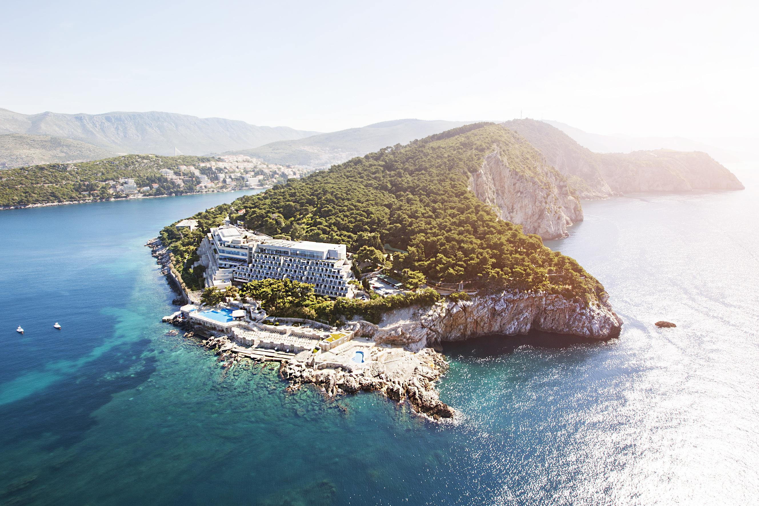 Hotel Dubrovnik Palace Esterno foto Aerial view of the resort